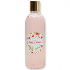 Shower- & foam bath with sheep milk 330ml "Alles Liebe", Peony 