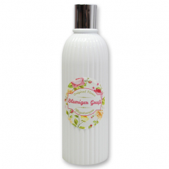 Shampoo hair&body with sheep milk 330ml "Blumiger Gruß", Peony 