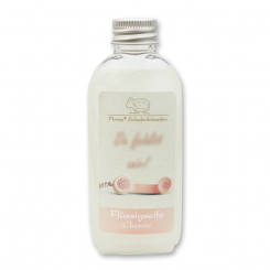 Liquid sheep milk soap 75ml "Du fehlst mir", Classic 