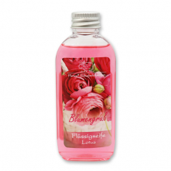Flüssigseife mit Schafmilch 75ml "Blumengruß", Lotus 