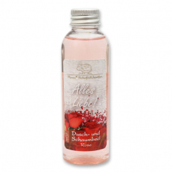 Dusch- und Schaumbad mit Schafmilch 75ml "Alles Liebe", Rose 
