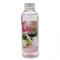 Shower- and foam bath with sheep milk 75ml "Gartenfreude", Lavender 