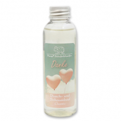 Shower- and foam bath with sheep milk 75ml "Danke", Classic 