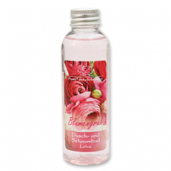 Dusch- und Schaumbad mit Schafmilch 75ml "Blumengruß", Lotus 