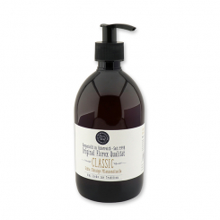 Liquid plant oil soap with sheep milk 500ml "Aus Liebe zur Tradition", in a dispenser, Classic 