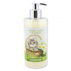 Flüssigseife mit Schafmilch 400ml "Naturzauber Motiv 2", Schneerose 