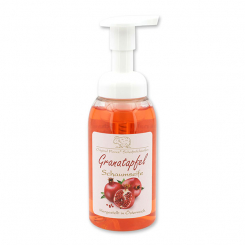 Foam soap with organic sheep milk 300ml in a dispenser, Pomegranate 