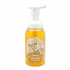 Foam soap with organic sheep milk 300ml in a dispenser "Beste Freunde", Fruit dream 