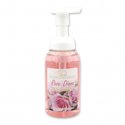 Foam soap with organic sheep milk 300ml in a dispenser, Rose Diana 