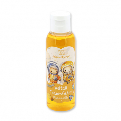 Liquid soap with organic sheep milk 75ml in a bottle "Weltall Traumfahrt", Fruit dream 