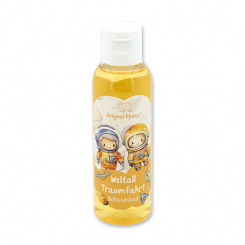 Foam bath with organic sheep milk 75ml in a bottle "Weltall Traumfahrt", Fruit dream 