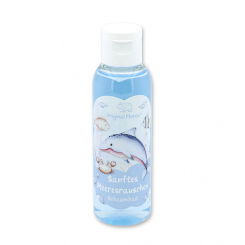 Foam bath with organic sheep milk 75ml in a bottle "Sanftes Meeresrauschen", Cloud breeze 