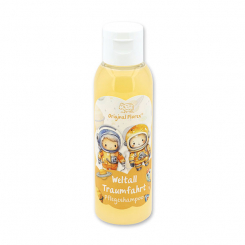 Care shampoo with organic sheep milk 75ml in a bottle "Weltall Traumfahrt", Fruit dream 