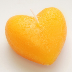 Candle Vanilla heart 
