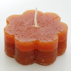 Florex Duftkerze Blume klein Honig 7 x 3 cm 