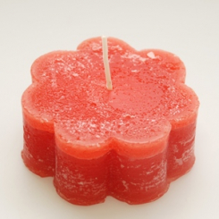 Florex Duftkerze Blume klein Rose 7 x 3 cm 