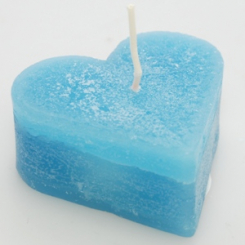 Candle Cornflower heart 