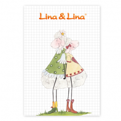 Lina's A5 pad, "Beste Freundinnen" 