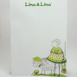 Lina's A4 pad, "Eisenkraut" 