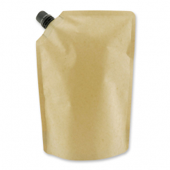 Nachfüll-Beutel 1l braun, leer 