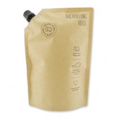 Refill-bag 1l brown with Florex imprint, empty 