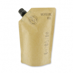 Refill-bag 500ml brown with Florex imprint, empty 