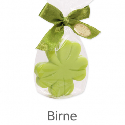 Schafmilchseife Kleeblatt 32g, in Cello, Birne 