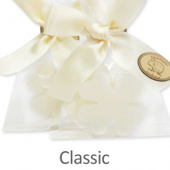 Schafmilchseife Kleeblatt mini 14g, in Cello, Classic 