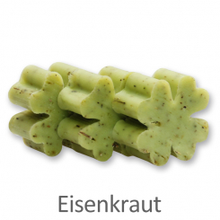 Schafmilchseife Kleeblatt mini 14g, Eisenkraut 