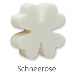 Schafmilchseife Kleeblatt midi plus 35g, Schneerose 