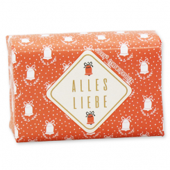 Sheep milk soap 100g "Alles Liebe", Pomegrante 