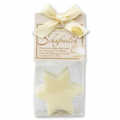 Sheep milk soap star 80g in a cellophane bag "classic", Classic 
