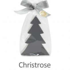 Schafmilchseife Tannenbaum 75g, in Cello, Christrose 