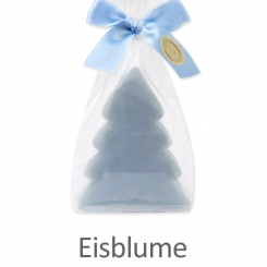 Schafmilchseife Weihnachtsbaum 115g, in Cello, Eisblume 