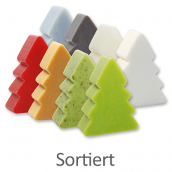 Sheep milk soap christmas tree 115g, sorted 