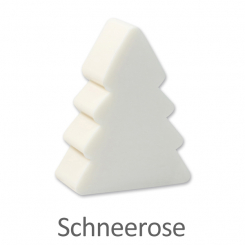 Schafmilchseife Weihnachtsbaum 115g, Schneerose 