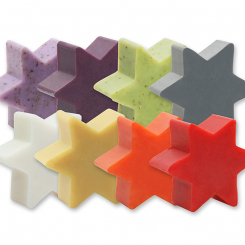 Sheep milk soap star 80g, Sorted 