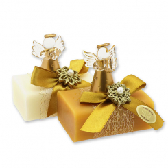 Sheep milk soap 100g decorated with an angel, Classic/Quince 