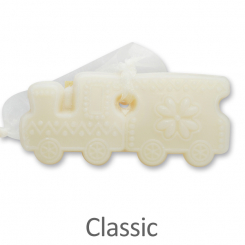 Sheep milk soap gingerbread train 50g, hanging, Classic 