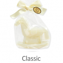 Sheep milk soap rocking horse 44g, in a cellophane, Classic 