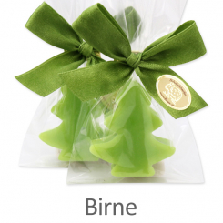Schafmilchseife Tannenbaum mini 16g, in Cello, Birne 