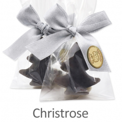Schafmilchseife Tannenbaum mini 16g, in Cello, Christrose 