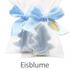 Schafmilchseife Tannenbaum mini 16g, in Cello, Eisblume 