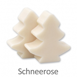 Schafmilchseife Tannenbaum mini 16g, Schneerose 