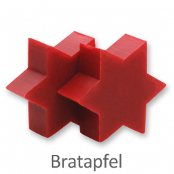 Schafmilchseife Stern midi 20g, Bratapfel 