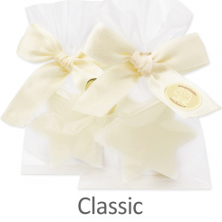 Sheep milk soap star 20g, in a cellophane, Classic 
