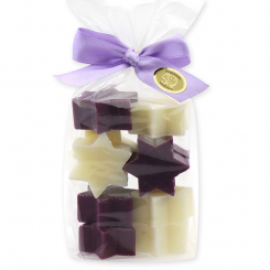 Schafmilchseife Stern mini 10x12g in Cello, Classic/Holunder 