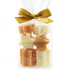 Schafmilchseife Stern mini 10x12g in Cello, Classic/Quitte 