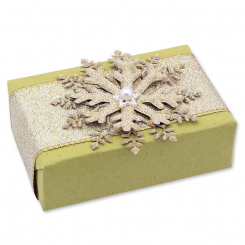 Schafmilchseife eckig 150g "Geschenkpäckchen", Eisenkraut 