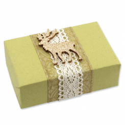 Schafmilchseife eckig 150g "Geschenkpäckchen", Eisenkraut 